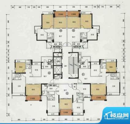 中颐海伦堡63栋标准面积:118.99m平米