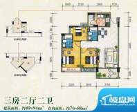 康桥活力城1栋01户型面积:189.00m平米