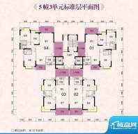 龙光海悦城邦5栋3单面积:123.15m平米