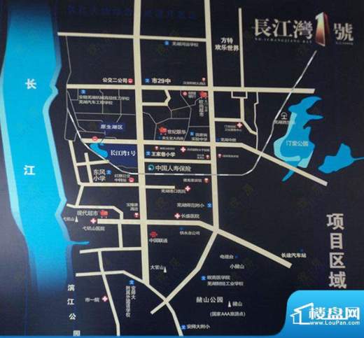 长江湾1号交通图