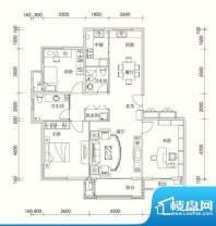 泰和地中海C户型图 面积:129.47m平米