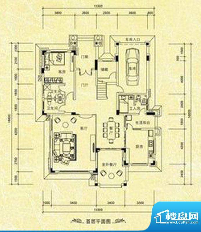 南桂园翡翠湾独栋C型面积:191.29m平米