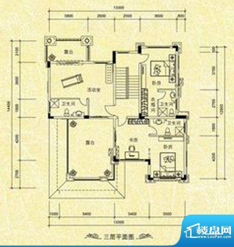 南桂园翡翠湾独栋C型面积:116.19m平米