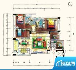 景观一品16栋 4室2厅面积:175.58m平米