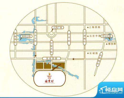 香溪美地国奥村交通图