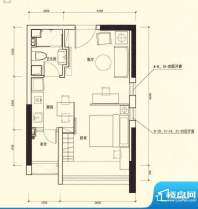 星光礼寓1栋4-25层0面积:41.16m平米