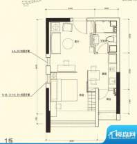 星光礼寓1栋4-25层0面积:41.16m平米