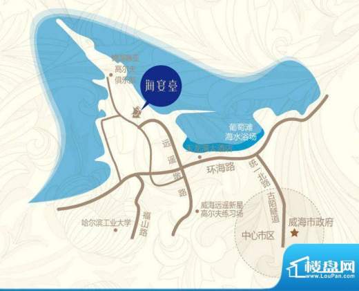 长青·海宴台交通图