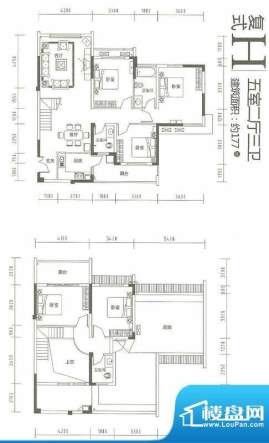 运河佳苑复式H户型 面积:177.00m平米