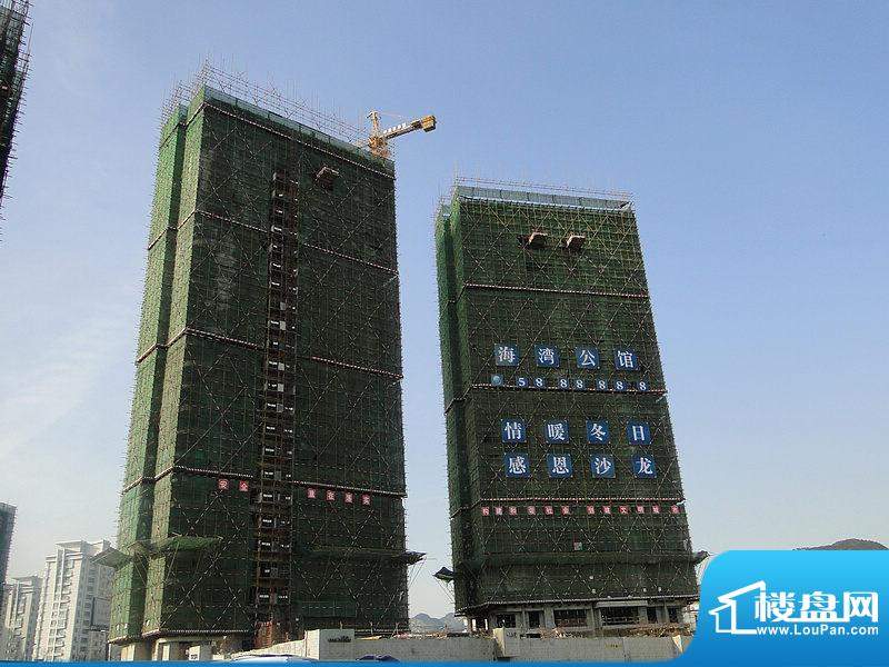 唐人海湾公馆2、3#住宅工程进度实景201