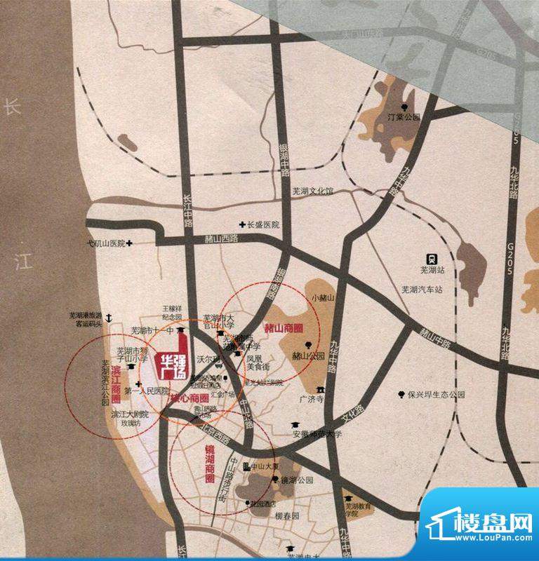 华强广场交通图