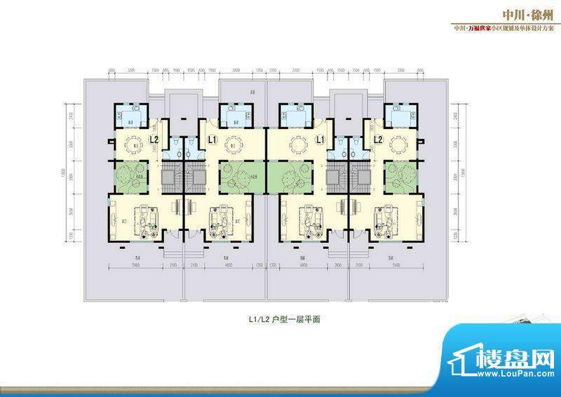 万福世家D11联排户型面积:0.00平米