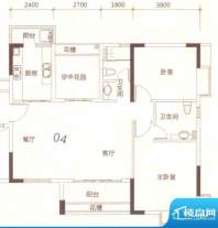 名汇嘉园3座04单位 面积:110.00平米