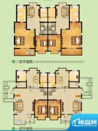 桃源·美庭苑B户型户面积:180.00平米