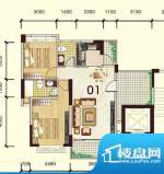 豪景新城观景苑1号楼面积:89.89平米