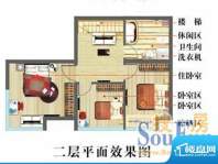 诚基SOHO三期G户型上面积:67.00平米