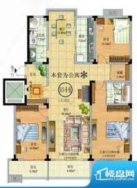 历山名郡H13-B底层户面积:170.67平米