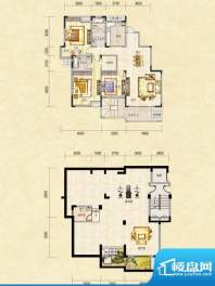 中建瀛园8#洋房Ａ-2面积:379.82平米