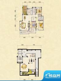 中建瀛园8#洋房Ｄ-2面积:274.26平米