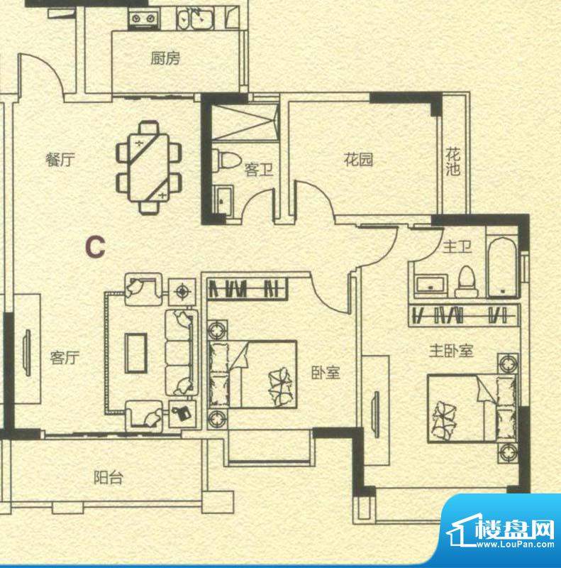 佛山兆阳御花园户型图图片