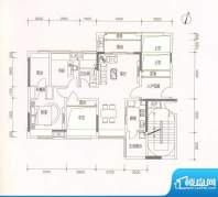 佳兆业可园睿境H户型面积:91.83平米