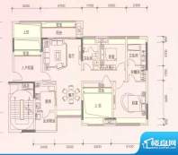 佳兆业可园悦境E户型面积:120.21平米