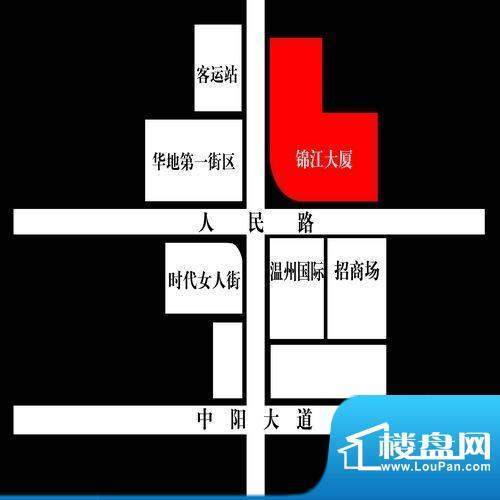 锦江大厦交通图