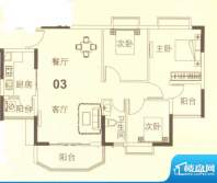 上林苑19栋4、5栋03面积:91.00平米