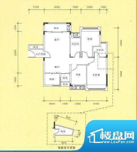 风度广场12栋02户型面积:0.00平米