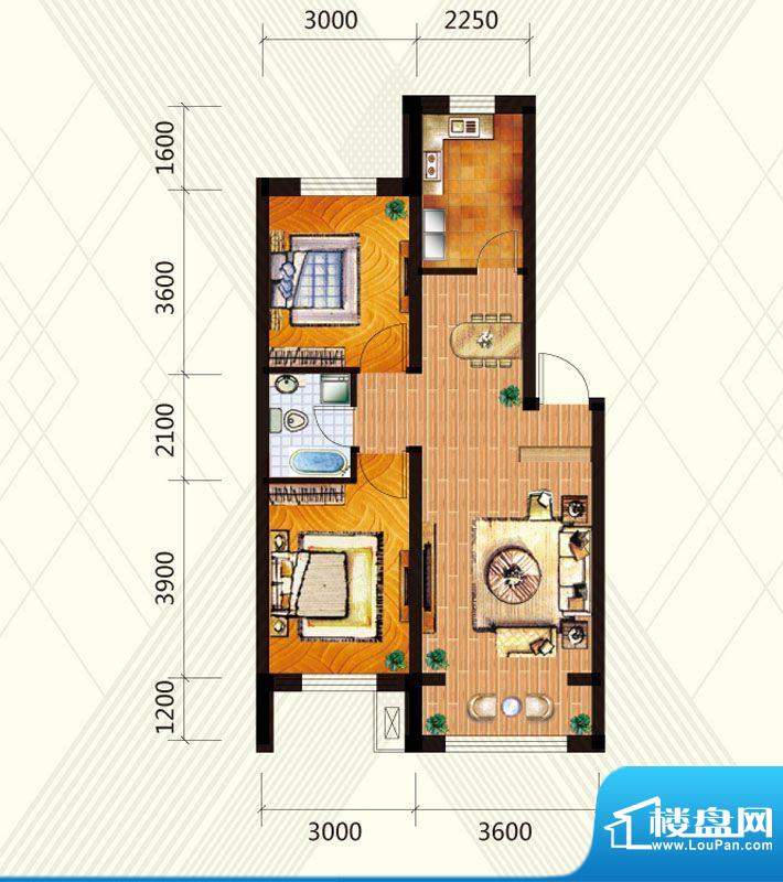 兆丰凯旋明珠26/27/面积:77.62平米