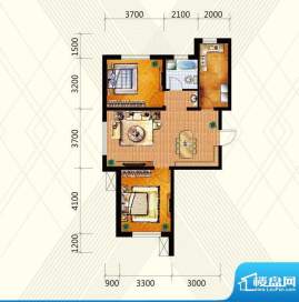 兆丰凯旋明珠7/8号楼面积:84.49平米