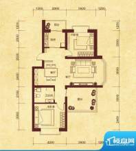 澜山溪谷J5户型 3室面积:115.00平米