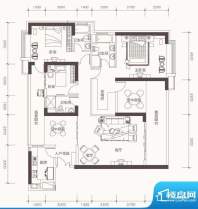 依云水岸C户型 156-面积:156.00平米