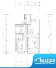 泉星旺角（三期）C3面积:87.00平米