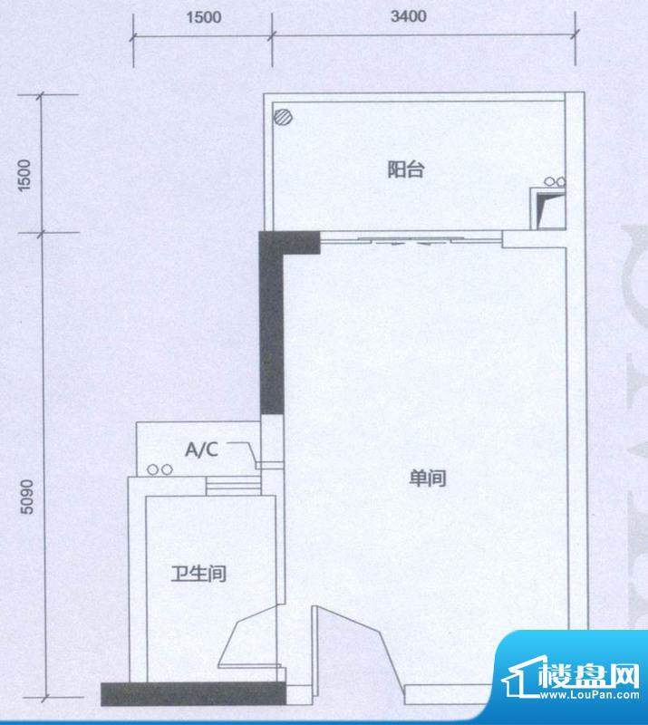 海逸卡拉公寓雅致居面积:33.00平米