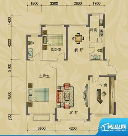 倚澜观邸二期6#/10#面积:142.00平米