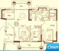 富星半岛3栋1座01单面积:121.00平米