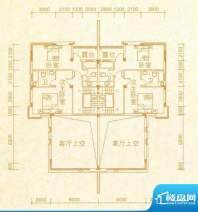 海逸锦绣蓝湾双拼别面积:337.00平米