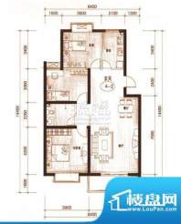 腾骐骏安4-2户型 3室面积:115.18平米