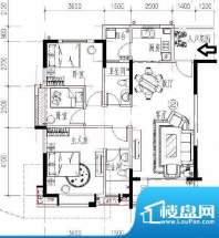 华夏新城14座02-、1面积:86.19平米