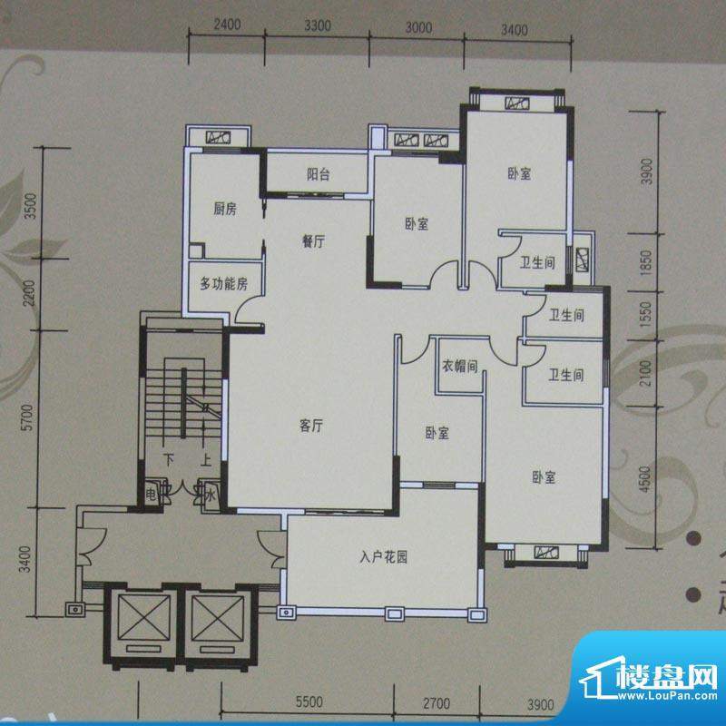 翠湖绿洲花园6座01-面积:188.00平米