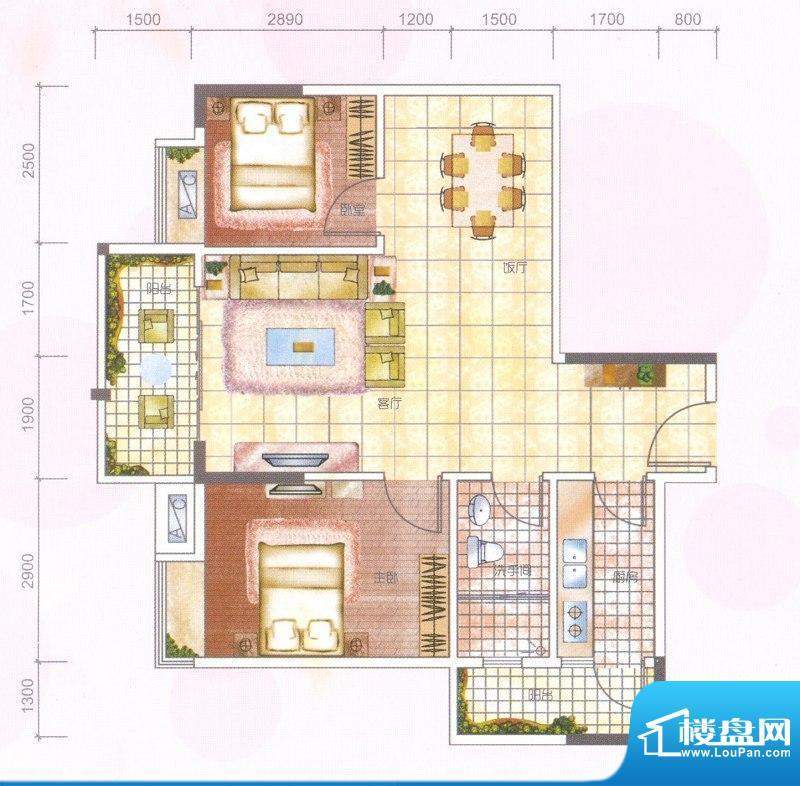 日高卡卡户型图面积:0.00平米