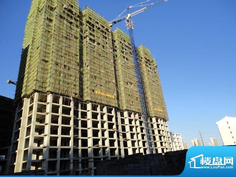 金嘉水岸1号楼施工至22层外景图（2010-