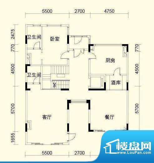 岭南天地东华轩E 约面积:490.00平米