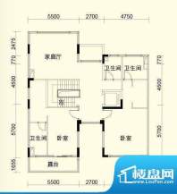 岭南天地东华轩E 约面积:490.00平米