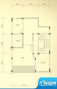 康格斯花园联排B3 四面积:365.00平米