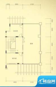 康格斯花园联排B4 二面积:433.00平米