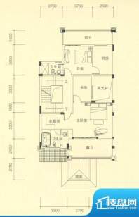 康格斯花园联排B2 三面积:376.00平米