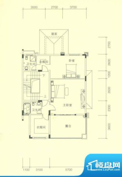 康格斯花园联排A4 三面积:380.00平米