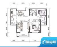 新奥蓝城三期伯德组面积:89.70平米